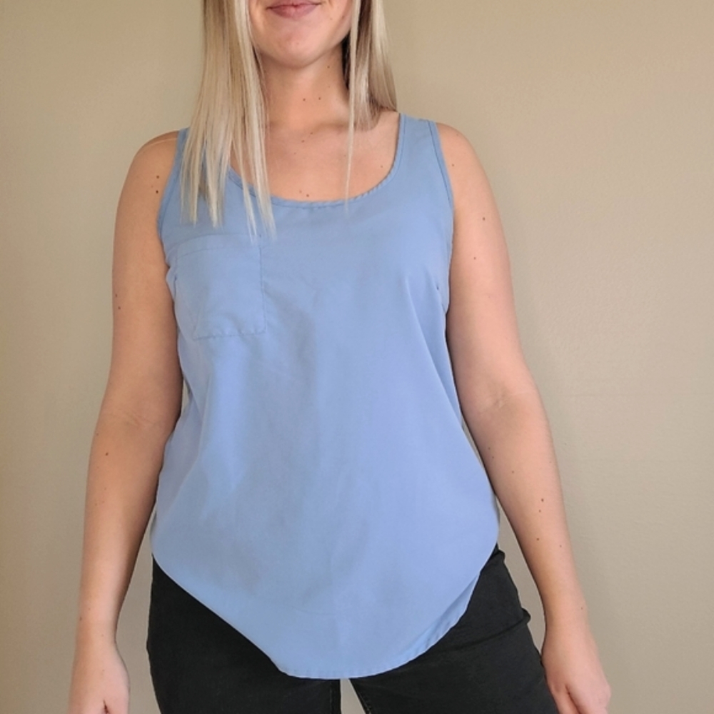 Faded Glory Blue Tank Top